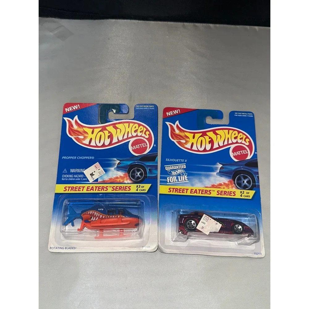 Hot Wheels Street Eaters Series Propper Chopper Silhouette II 1995 Mattel Lot 2